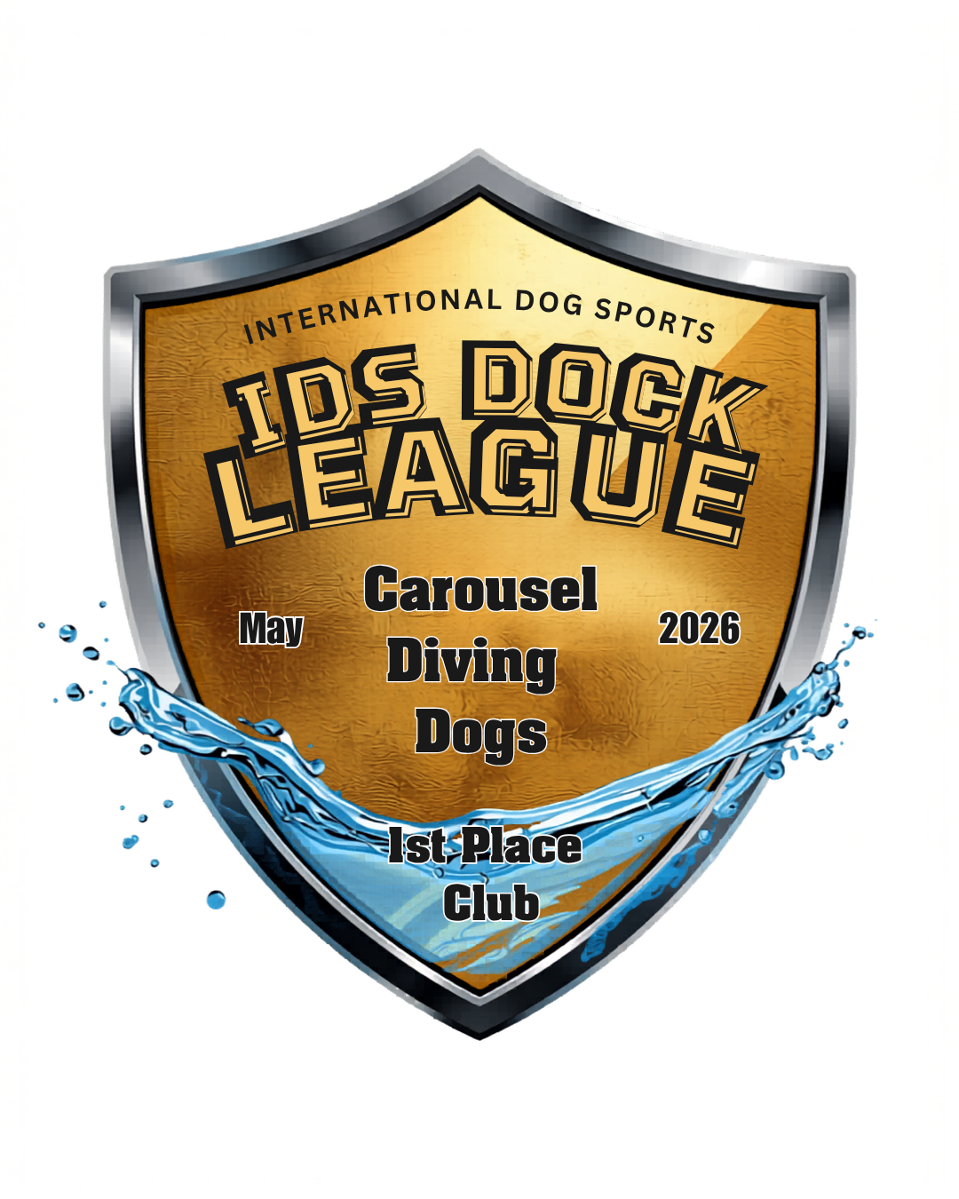 Carousel Diving Dogs club badge