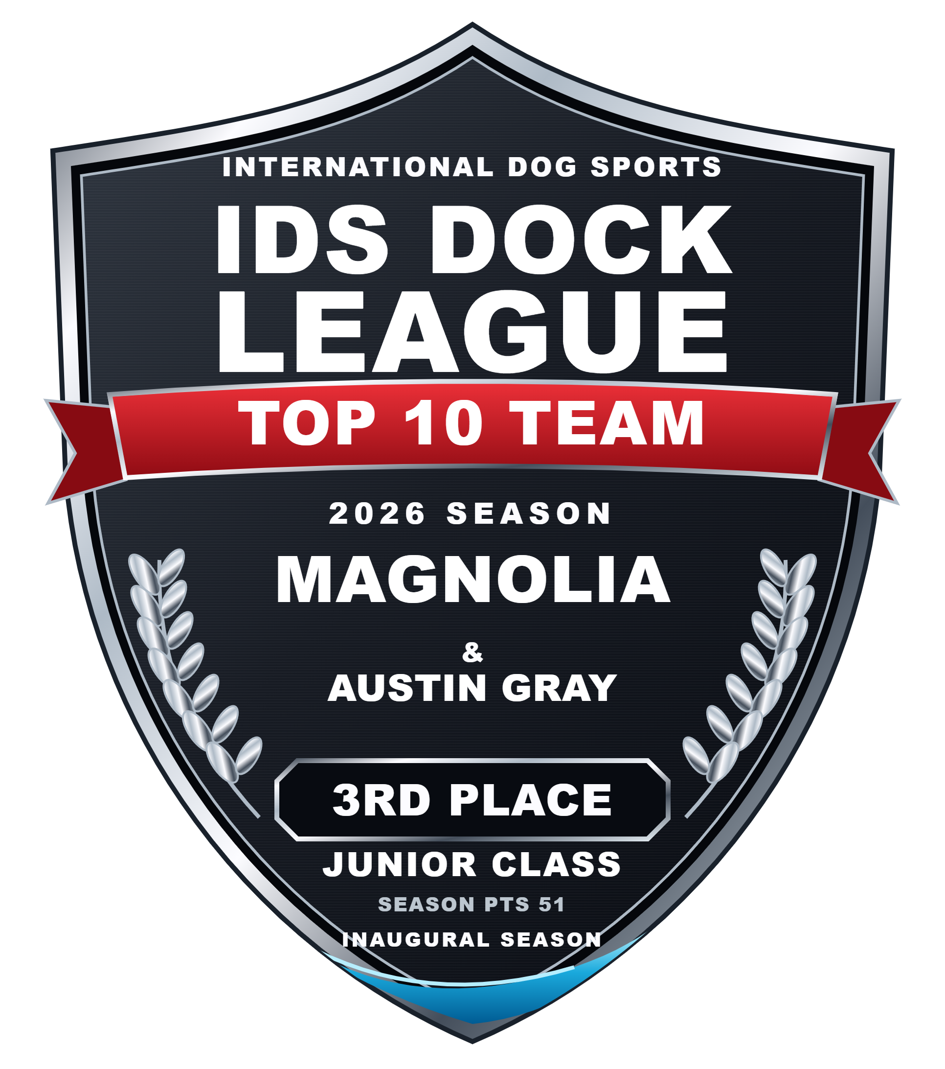 Magnolia — 3RD Place season badge