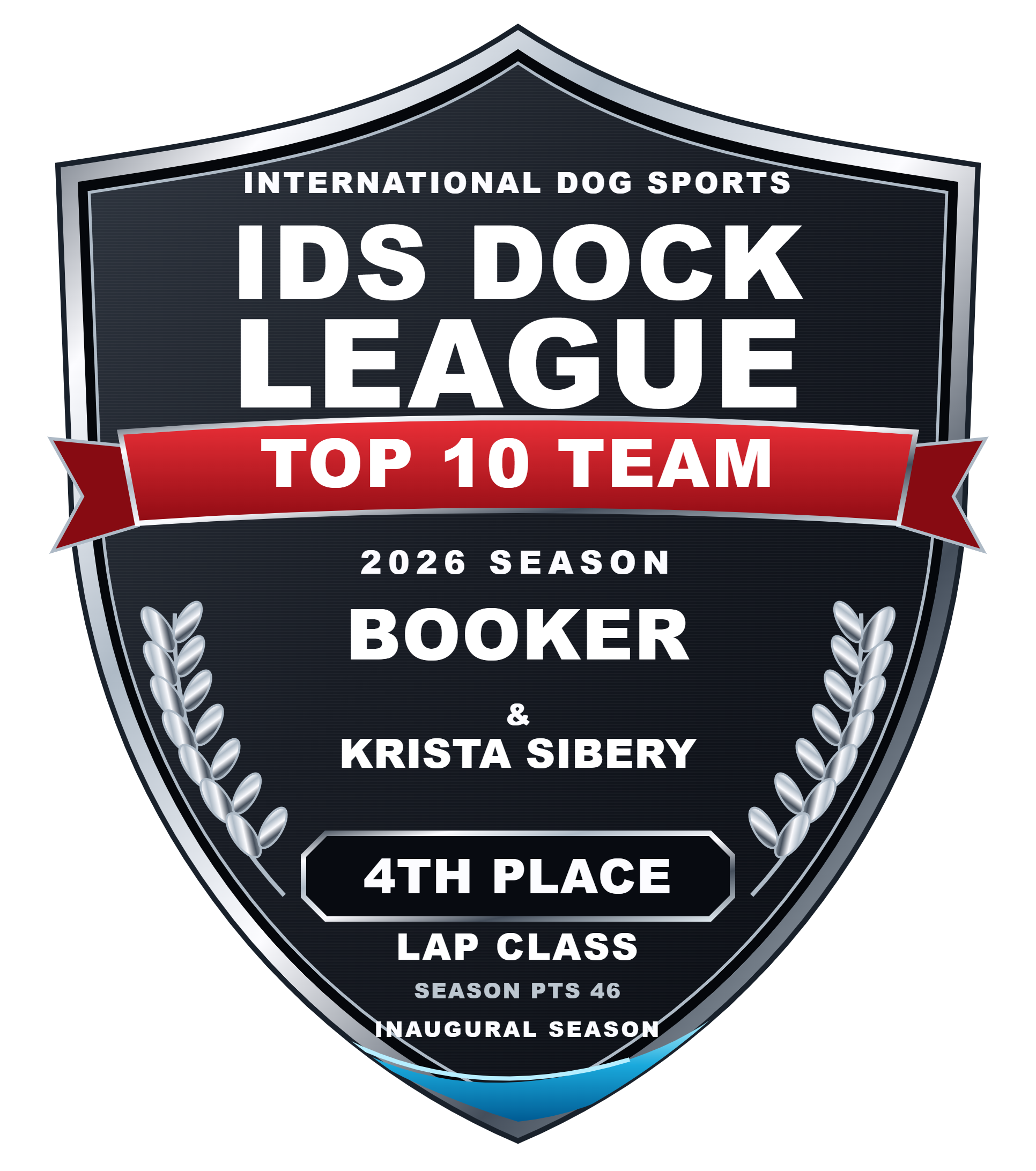 Booker — 4TH Place season badge