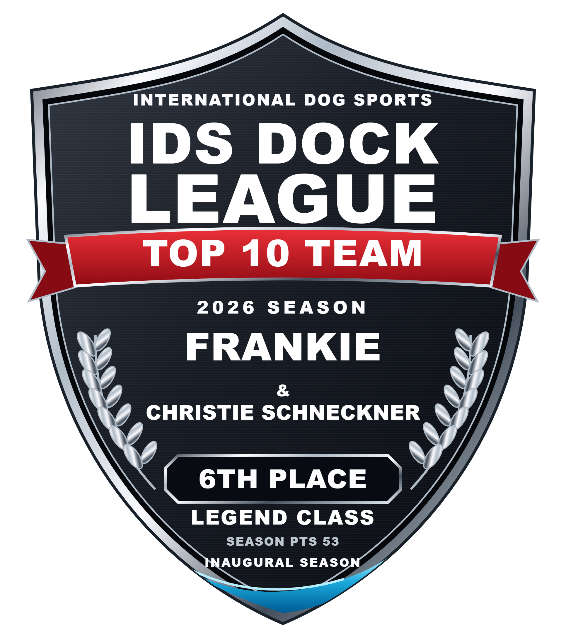 Frankie — 6TH Place season badge